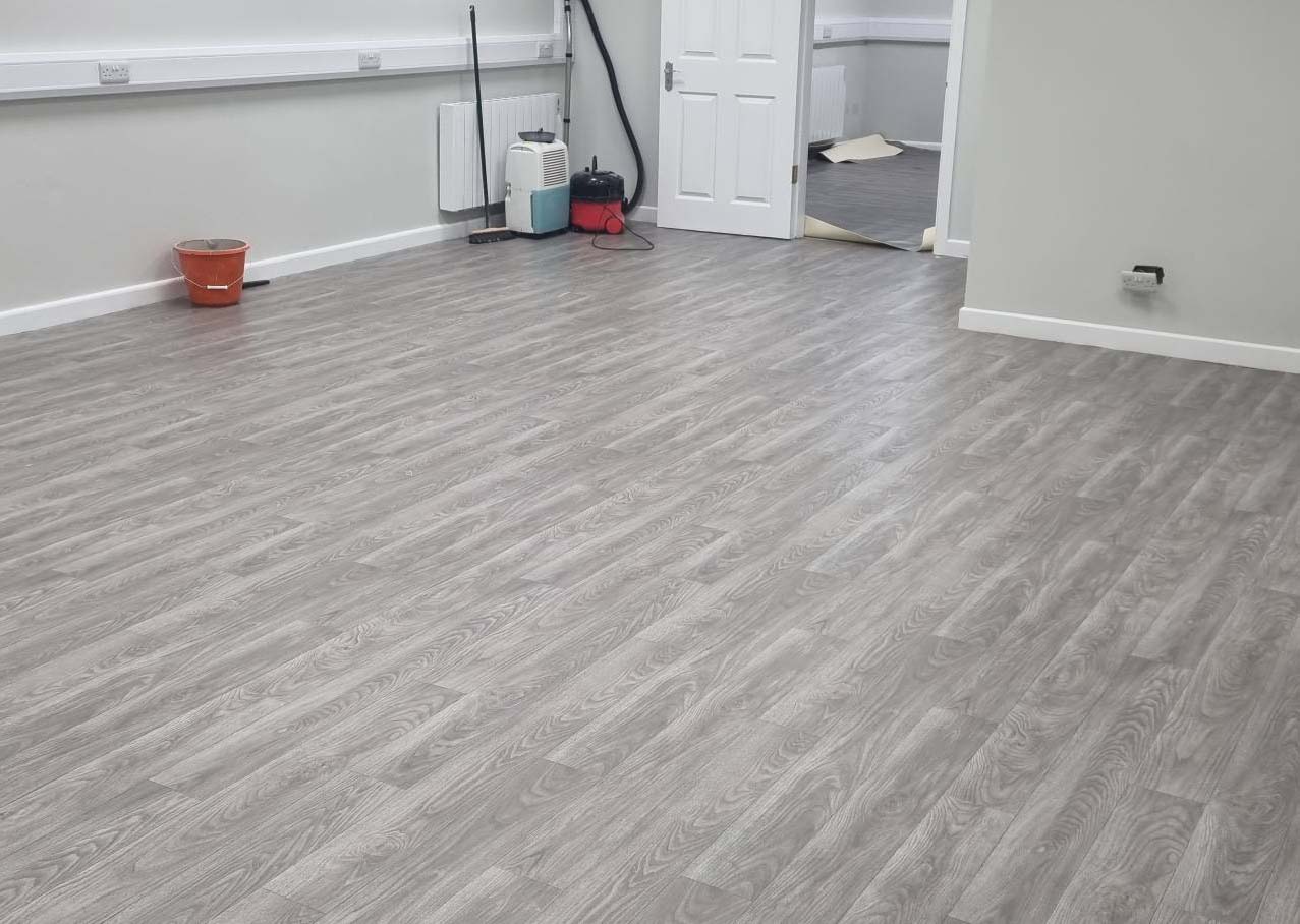 Commercial wooden floor