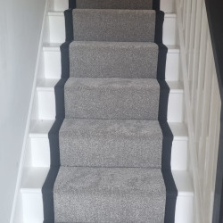 Carpet on stairs